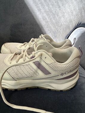 Columbia Women’s white and lavender athletic shoes